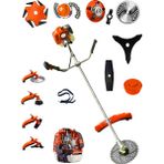 Lombard İtalia Vtec-800 Motor New 8 İn 1 Full Set Yan Tipi Benzinli Motorlu Tırpan