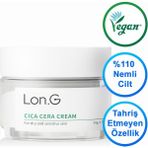 Lon.G K-Beauty Cica Sera Yoğun Onarıcı Yatıştırıcı Nemlendirici Bakım Kremi 50 ml Tahriş Olmuş Hasarlı Ciltler Için