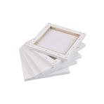 Lona Sanat 3 Adet Arkadan Zımbalı 10 Cm X 10 Cm 1.Sınıf Tuval