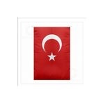 Lona Sanat 40 X 60 Ebatında 1. Kalite Alpaka Kumaş Türk Bayrağı