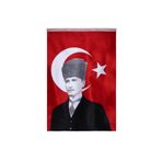 Lona Sanat Atatürklü Türk Bayrağı 135/180