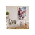 Lona Sanat Kişiye Özel Fotoğraflı Kanvas Tablo 50X70Cm;Beyaz 50 X 70