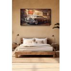 Lona Sanat Klasik Araba Chevrolet Sanatsal Kanvas Tablo Salon Oturma Yatak Odası Ofis Antre 0338;Adobe Ilıustrator 50 X 70