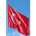 Lona Sanat Paraşüt Kumaş Türk Bayrağı, Rüzgara Dayanıklı Bayrak, Direk Bayrağı, Büyük Bayrak 6X9M,efelona139