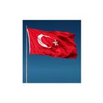 Lona Sanat Türk Bayrağı 1.Sınıf Kaliteli Kumaş 300X450 Cm (Alpaka Kumaş)