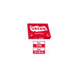 Lona Sanat Vatan Masa Bayrağı Polyester 40X60 Vt103