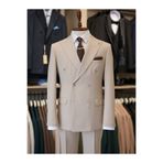 LONATOLİA Premium Slim Fit İtalyan Stil Kruvaze Takım Elbise - Ceket Pantolon