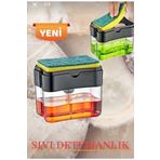 Lonavizyon Sıvı Sabunluk Sıvı Deterjan Kutusu Bulaşık Süngeri