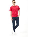 Lonca Fuşya Sıfır Yaka Erkek Tshirt