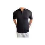 Lonca Tekstil Erkek Normal Kesim Polo Yaka Kısa Kollu Triko Tişört