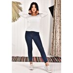 Lonca Tekstil Kare Yaka Kadın Triko Kazak Standart