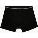 Lonca Tekstil Likralı Erkek Boxer - M - Black - Siyah