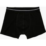Lonca Tekstil Siyah Erkek Boxer Tekli Paket