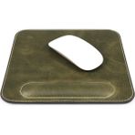 Londo Deri Bilek Destekli Rahatlatıcı Süngerli Mouse Pad - Yeşil