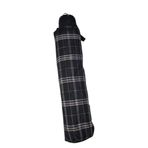 London Katlamalı Şemsiye, Ekose Desenli, Rüzgara Dayanıklı, 8 Telli, Unisex, 95 cm Çap, Kapalı 26 cm