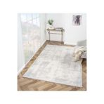 London Ly002g Gri Krem Modern Desen Salon Halısı