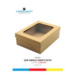 Loner Kutu 22x30x10 Kraft Çok Amaçlı Kutu Karton Kutu Hediyelik Kutu Kargo Kutusu (10 ADET)