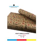Loner Kutu Kraft Kağıt Ambalaj Kağıdı Hediye Kağıdı Kraft Kutu Yılbaşı Çeyiz Paketleme Kağıdı 70x100 (10 ADET)