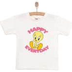 Loney Tunes Looneytunes Tweety Kız Tshirt Kız Bebek - 3 Yaş - Ekru