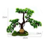 Longbangdian Shop 15CMX24CMX13CM Stili M Beden Süsler Peyzaj Simülasyon Döşeli Dekorasyon Yapay Reçine Döşenmiş Akvaryum Taş Yosun Balığı Akvaryum Aksesuarları Canlı (Yurt Dışından) - Akvaryum dekorasyonu