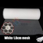 Longbangdian Shop Beyaz 1.8cm Mesh Stili 0,5MX3M Tewango Kedi Pet Balkon Güvenlik Çiti Için Düşme Önleyici Ağ Dıy Plastik Örgü Net Merdiven Koruma cm Izgara (Yurt Dışından) - Renkli