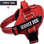 Longbangdian Shop Etiket Stili ile Kırmızı S Beden Naylon Köpek Koşum Kişiselleştirilmiş Yansıtıcı Pet K9 Koşum Küçük Orta Büyük Köpekler Için Nefes Alabilir Örgü Ped Köpek Koşum Hiçbir Çekme (Yurt Dışından) - NO:1 - Renkli