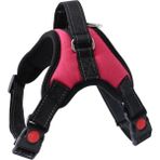 Longbangdian Shop Gül Kırmızı Stili S Beden Orta Büyük Köpek Koşum Naylon Yansıtıcı Yaka Yelek Köpekler Eğitim Için Koşum Husky Alaskan Bulldog Göğüs Bandı Kemer Kurşun (Yurt Dışından) - NO:1 - Renkli