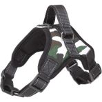 Longbangdian Shop Kamuflaj 4 Tarzı 120CM x 2.5cm Orta Büyük Köpek Koşum Naylon Yansıtıcı Yaka Yelek Köpekler Eğitim Için Koşum Husky Alaskan Bulldog Göğüs Bandı Kemer Kurşun (Yurt Dışından) - NO:1 - Renkli