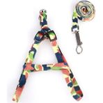 Longbangdian Shop Kamuflaj Stili 120CM Naylon Baskılı Köpek Tasma Evcil Hayvan Ürünleri Küçük Köpekler Koşum Pet Yaka Ayarlanabilir Köpek Göğüs Bandı Köpek Aksesuarları (Yurt Dışından) - NO:1 - Renkli