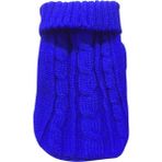 Longbangdian Shop Koyu Mavi Stil Xl Beden Pet Köpek Kazak Kedi Giysileri Küçük Köpekler Için Sıcak Kedi Kediler Ceket Kıyafet Köpek Pug Ceket Giysileri Yünlü Yumuşak Köpek T Shirt Ceket (Yurt Dışından) - Renkli
