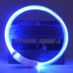 Longbangdian Shop Mavi Stil L Beden Rojeco LED USB Köpek Tasması Şarj Edilebilir LED Gece Güvenliği Pet Köpek Tasmaları Tüp Yanıp Sönen Glow Parlayan Aydınlık Gece Köpek Tasma Kurşun (Yurt Dışından) - NO:1 - Renkli
