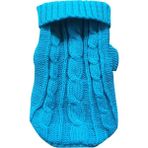 Longbangdian Shop Mavi Stil Xxl Pet Köpek Kazak Kedi Giysileri Küçük Köpekler Için Sıcak Kedi Kediler Ceket Kıyafet Köpek Pug Ceket Giysileri Yünlü Yumuşak Köpek T Shirt Ceket (Yurt Dışından) - Renkli