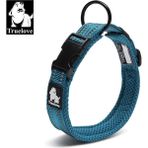 Longbangdian Shop Mavi Stil Xxxl 60-65CM Boyun Truelove Ayarlanabilir Köpek Tasması Naylon Örgü Yastıklı Pet Yaka Köpek Eğitimi Için Yansıtıcı Açık Rahat Köpek Kolye Pet Için (Yurt Dışından) - NO:1 - Renkli