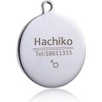 Longbangdian Shop No.11 Stili S Beden Yvyoo Köpek Kedi Etiketi Köpek Tasması Paslanmaz Çelik Ücretsiz Gravür Pet Köpek Kedi Tasması Aksesuarları Kımlık Etiketi Adı Telefon Bb (Yurt Dışından) - NO:1 - Renkli