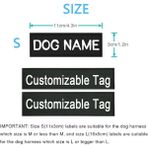 Longbangdian Shop Özel S Stili M Beden Köpek Koşum Polisi K9 Yaka Uzunluğu Ayarlanabilir Yürüyüş Pet Koşumları Yelek Özelleştirilmiş Köpek Etiketi Opsiyonel Adım (Yurt Dışından) - NO:1 - Renkli