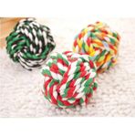 Longbangdian Shop Rastgele Renk Stili 5.5 cm Yeni Tasarım Pet Köpek Oyuncakları Halat Top Oyuncakları Bite Renkli Squeak Halat Etkileşimli Köpek Yünü Toyze Pet Köpek Yavrusu Çiğneme Oyuncakları Ürün (Yurt Dışından)