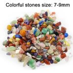 Longbangdian Shop Renkli Taş Stili 50 Gram 50G 100G Doğal Akvaryum Dekorasyon Taş Balık Tankı Arka Plan Renkli Kristal Kaya Çakıl Ev Bahçe Dekor Aksesuarları (Yurt Dışından) - Akvaryum dekorasyonu