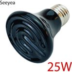 Longbangdian Shop Seramik Ampul 25W Tarzı Kaplumbağa Isıtma Lambası Mini Pet Isıtma Ampul Amfibi Kertenkele Sabit Sıcaklık Ultraviyole Lamba Sürüngen Kızılötesi Seramik Isıtıcı (Yurt Dışından)