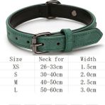 Longbangdian Shop Yeşil Stil M Beden Köpek Tasması Kediler Köpek Şeyleri Malzemeleri Oyulmuş Kimlik Etiketi Isim Plakası Adı Küçük Büyük Köpekler Için Özel Evcil Hayvan Ürünleri Tasmaları (Yurt Dışından) - NO:1 - Renkli