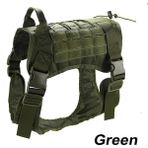 Longbangdian Shop Yeşil Stil M Beden Taktik Köpek Koşum Askeri Köpek Giysileri K9 Hizmet Köpek Yelek Koşum Köpekler Aksesuarları Taktik Hizmet Köpekler Için Köpek Yelek (Yurt Dışından) - NO:1 - Renkli