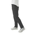 Longberg Erkek Beli Lastikli Bağcıklı Mevsimlik Jogger Spor Pantolon Antrasit S