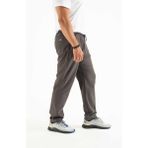 Longberg Erkek Beli Lastikli Bağcıklı Mevsimlik Jogger Spor Pantolon Antrasit