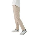 Longberg Erkek Beli Lastikli Bağcıklı Mevsimlik Jogger Spor Pantolon BEJ S