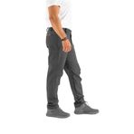 Longberg Erkek Kışlık İçi Polarlı Rüzgar Geçirmez Softshell Pantolon (Antrasit, L)