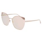 Longchamp Kadın LO175S Güneş Gözlüğü, Pembe altın, 56/18/140