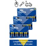 Longlife Power Alkalin Aa Kalem Pil 24 Adet