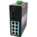 Longline LNG2000-8TP2S-IK 8 Port Endüstriyel Gigabit PoE Ethernet 8xPoE + 2xSFP Switch