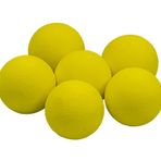 Longridge Golf aksesuarı köpük Trainingsbaelle 6 paket, cam göbeği, macenta, sarı