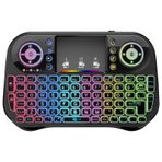 LONGYI i10 Mini Kablosuz Klavye, Akıllı TV Klavyesi, Dokunmatik Yüzeyli Android Klavye, Akıllı TV Uzaktan Kumanda/PC/Pad/Xbox/Android Kutusu/HTPC için 2.4G Mini Klavye, vb