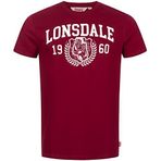 Lonsdale Staxigoe Oxblood Beyaz Erkek T-shirt